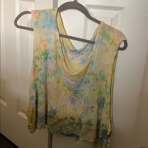 Tie dye muscle tank